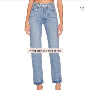 Agolde Women's Straight Leg Jeans - Light Blue